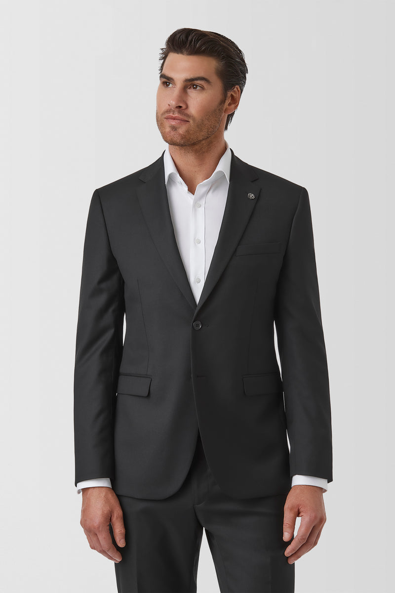 Black Serra Suit Jacket Cambridge | Men's Stretch Business Suit Cambridge Clothing Black Serra Suit Jacket Cambridge | Men's Stretch Business Suit Cambridge Clothing