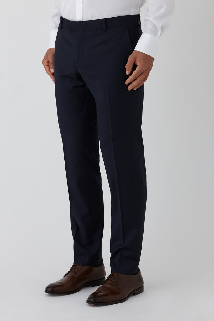 Navy Razor Suit Trouser from Joe Black Menswear. Secondary Model Image - PJEW0031T1 - Navy - FJV032